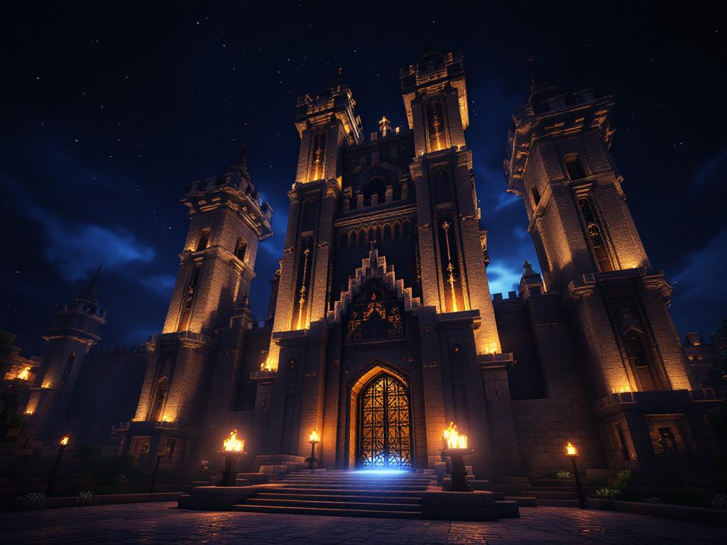 Sur cette image on peut apercevoir une construction d'un château.