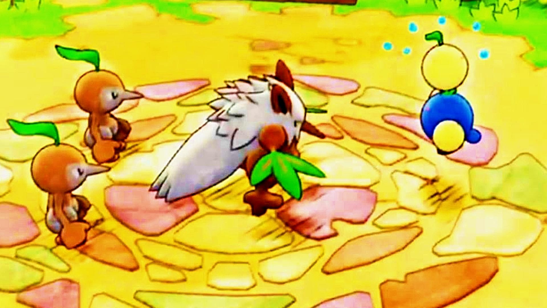 Sur cette image, je vous montre une équipe de secours entrain de discuter avec cotovol probablement entrain de secourir un pokemon.