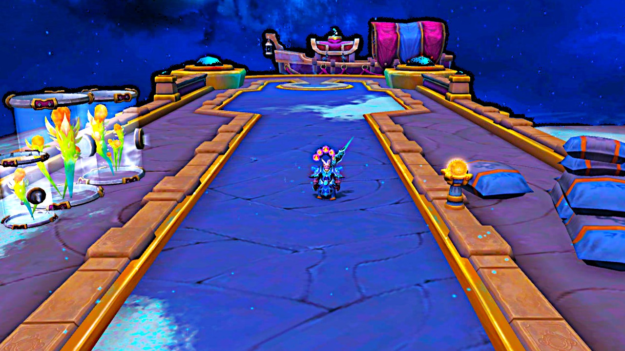 Sur cette image, je vous montre un mage feu entrain d'attendre pour le lancement du live.