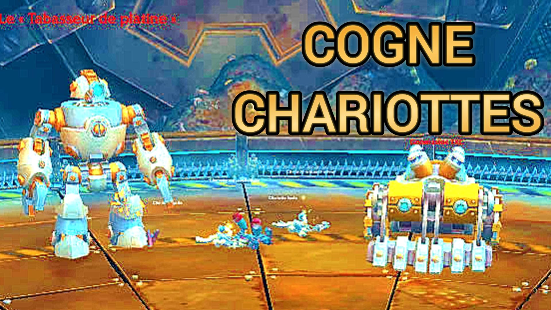 Sur cette image, on peut apercevoir un robot et un chariot entrain d'interagir avant d'attaquer.