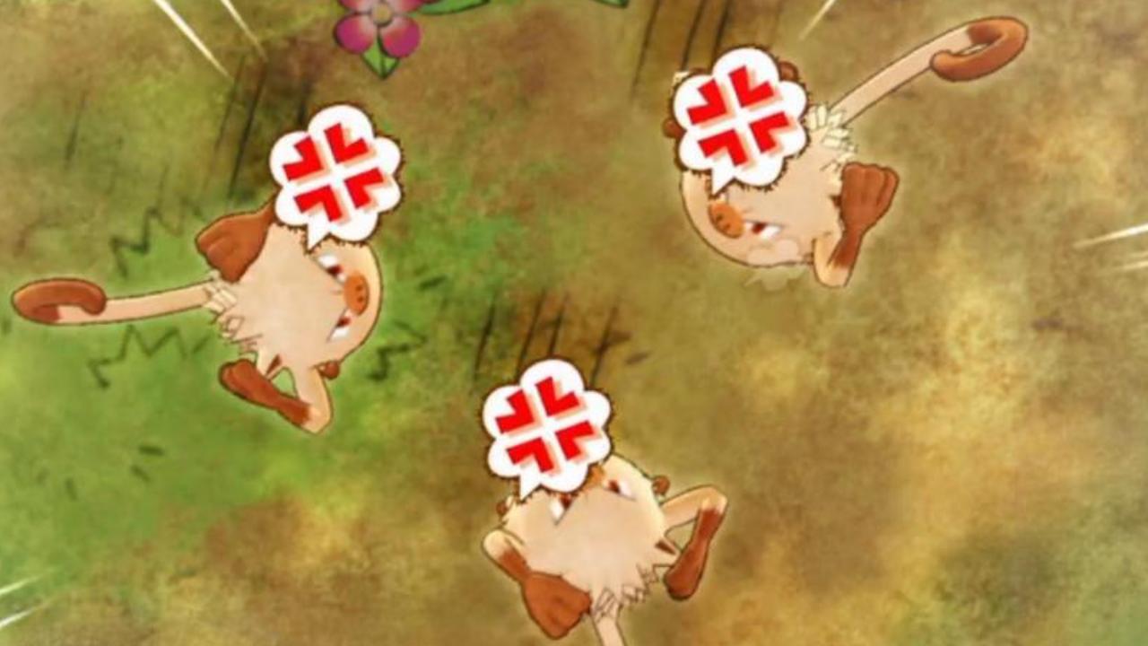 Sur cette image on peut apercevoir des pokemon furieux parce qu'il n'ont pas de chataigne.